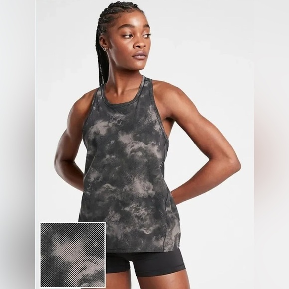 Athleta Tops - Athleta Ultimate Train Racerback Tank Top Nebula Digital Size XL